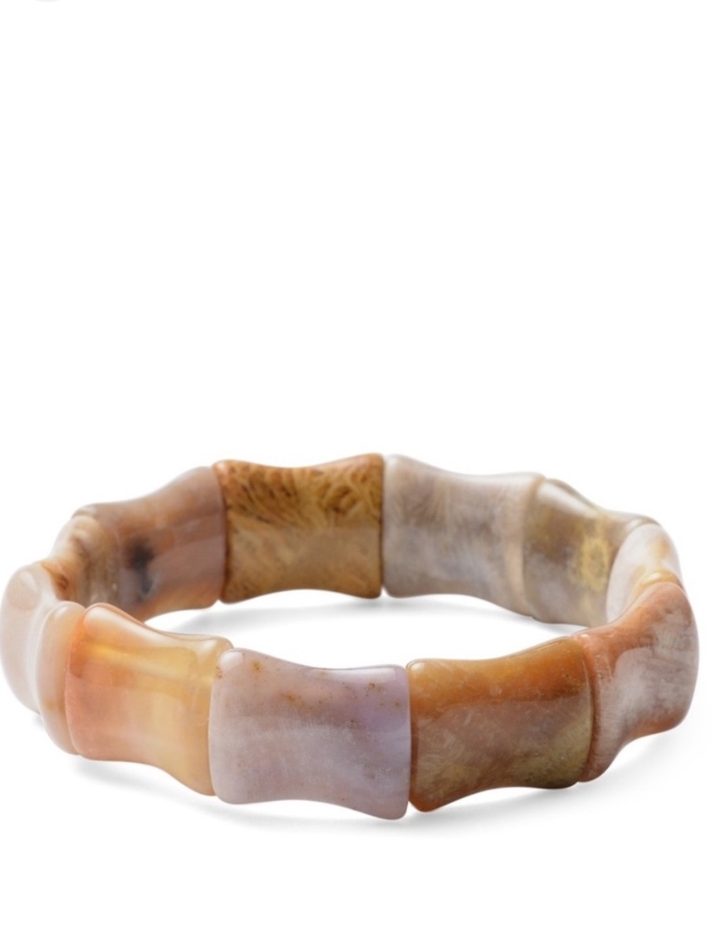 Fossil Coral Stretch Bracelet
